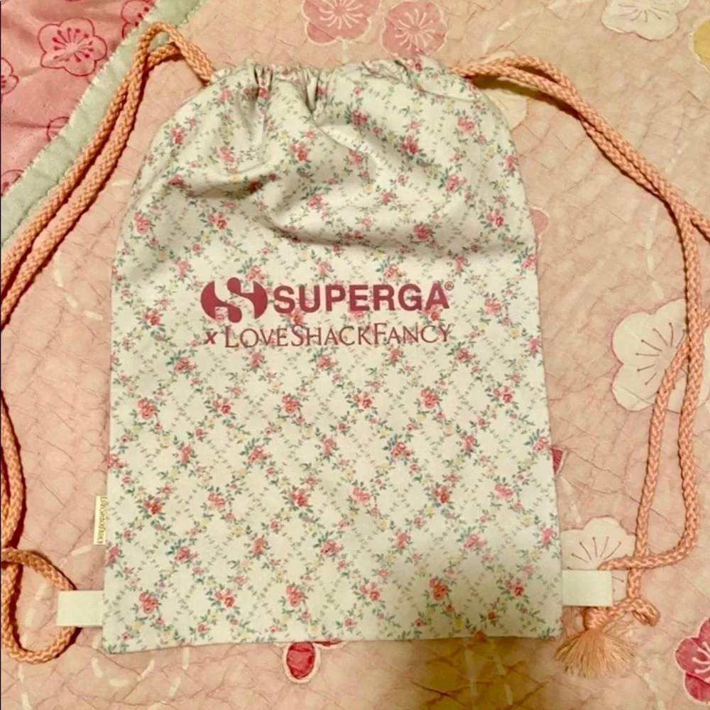Loveshack Fancy Drawstring Bag Backpak - Picture 1 of 6